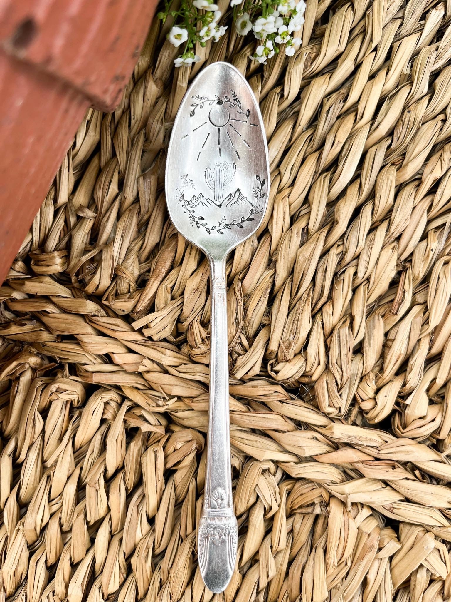 Desert Scene Vintage Spoon