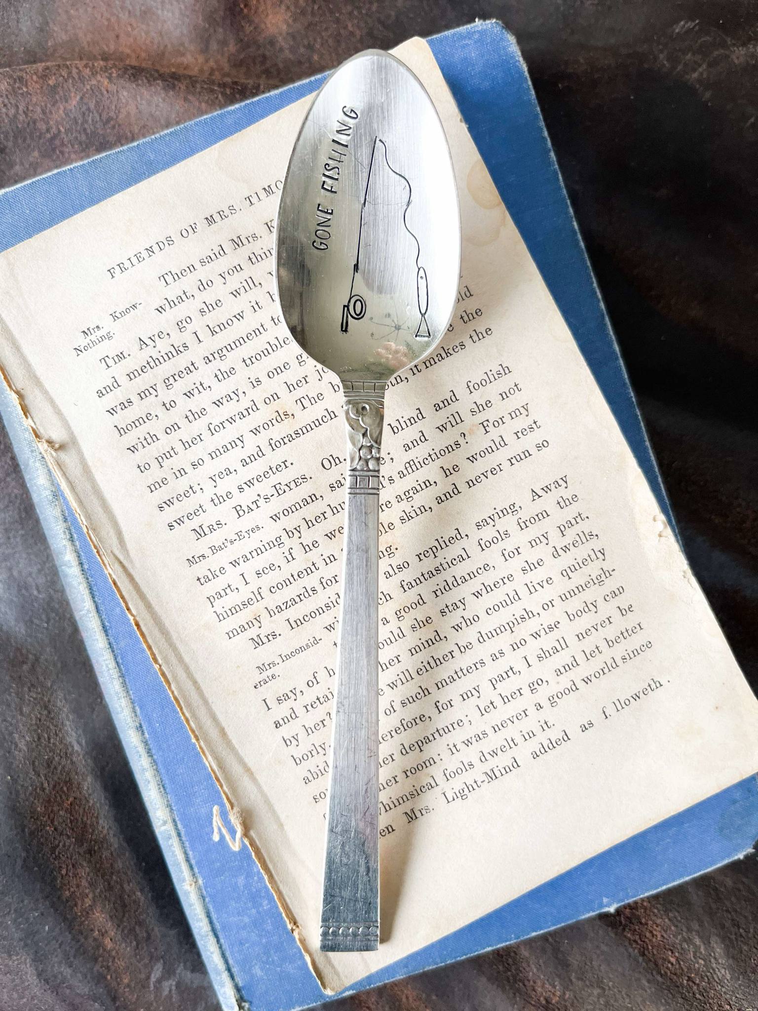 Gone Fishing Vintage Spoon