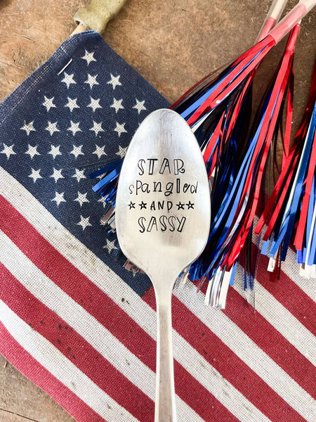 Star Spangled & Sassy Vintage Spoon