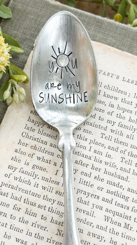 You Are My Sunshine Vintage spoon