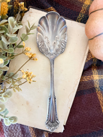 Ornate Scalloped Spoon