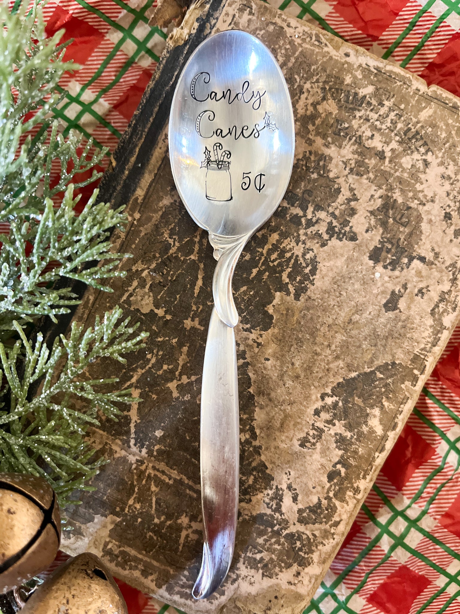 Candy Canes Vintage Spoon
