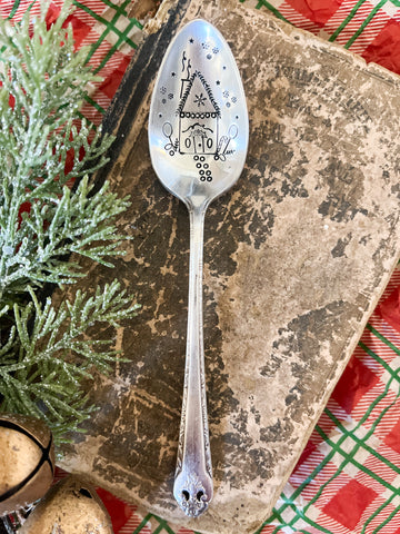 Gingerbread House Vintage Spoon