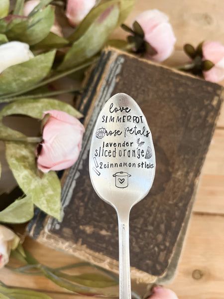 Love Simmer Pot Vintage Spoon