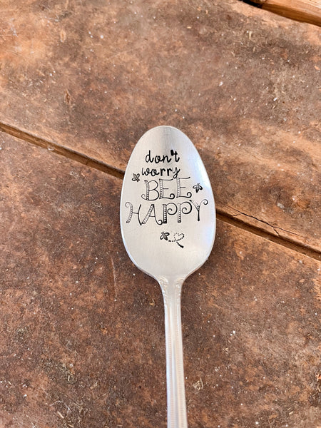 Don’t Worry Bee Happy Vintage Spoon