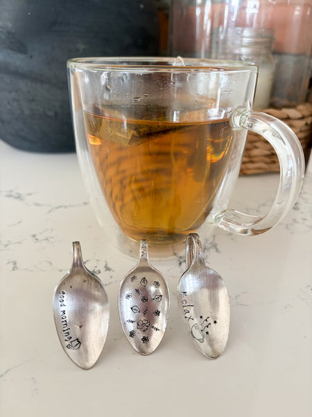 Tea Bag Hook Vintage Baby Spoon