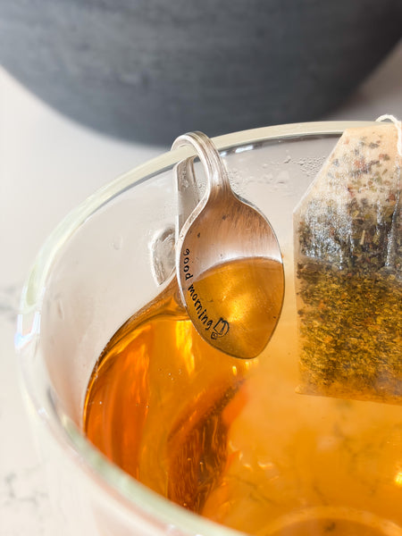 Tea Bag Hook Vintage Baby Spoon