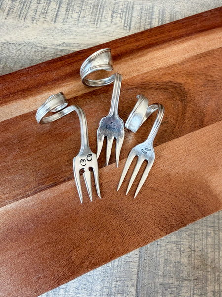 Charcuterie Twist Vintage Fork Set