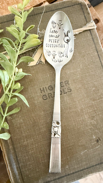 Here Comes Peter Cottontail Vintage Spoon