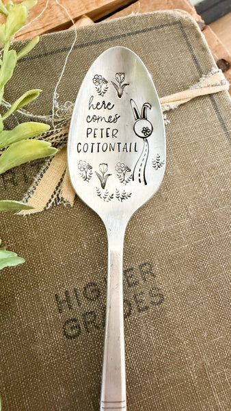 Here Comes Peter Cottontail Vintage Spoon