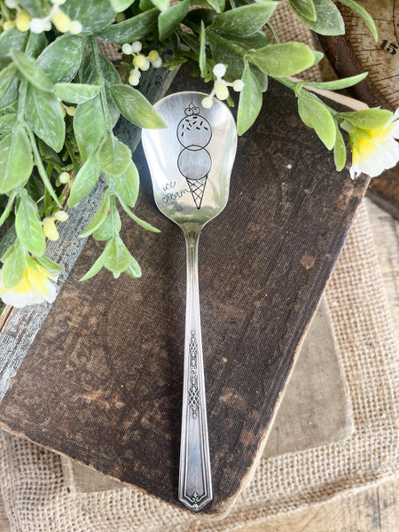 Vintage Ice Cream Spoon
