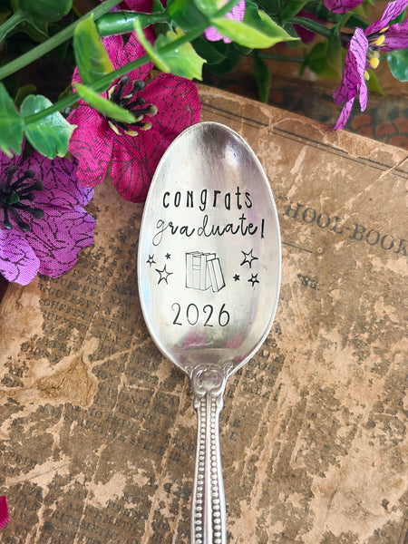 Congrats Graduate Vintage Spoon