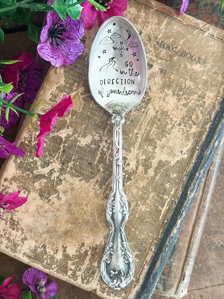 Go In The Direction Of Your Dreams Vintage Spoon