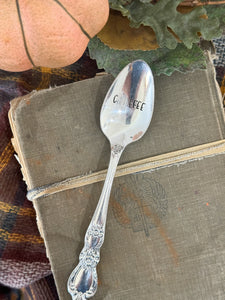 Coffee With A Pumpkin Vintage Spoon