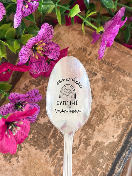 Somewhere Over The Rainbow Vintage Spoon