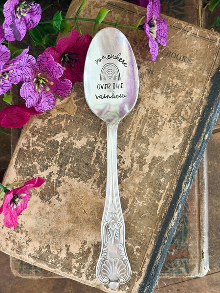 Somewhere Over The Rainbow Vintage Spoon