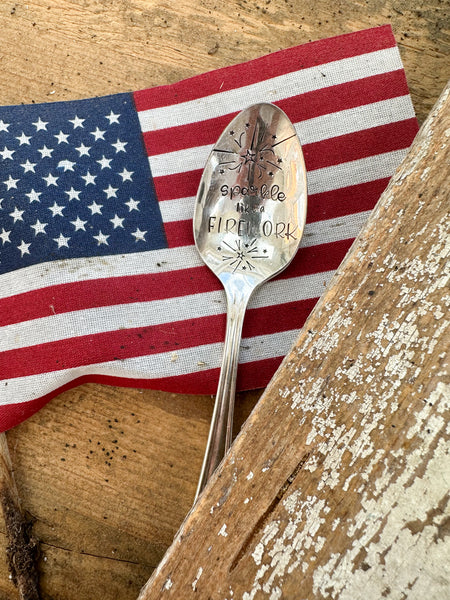 Sparkle Like A Firework Vintage Spoon