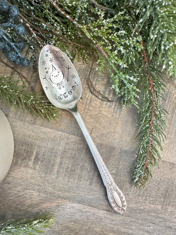 Let It Snow Vintage Spoon