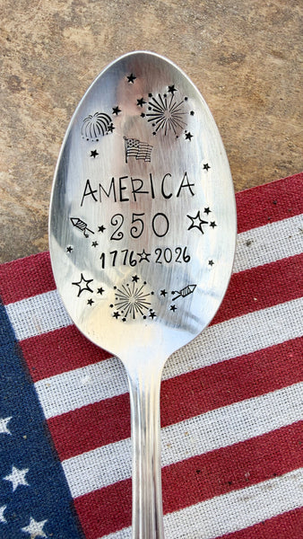 America's 250th Birthday Vintage Spoon