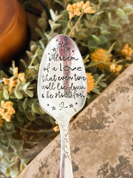 I Dream of a Love Vintage Spoon