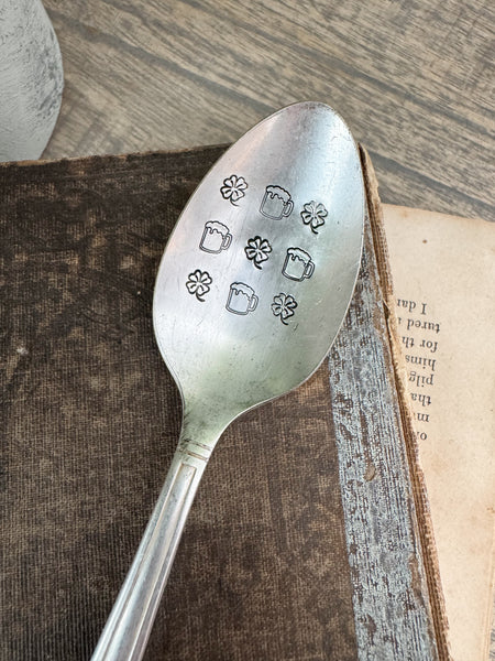 Shamrocks & Pints Vintage Spoon