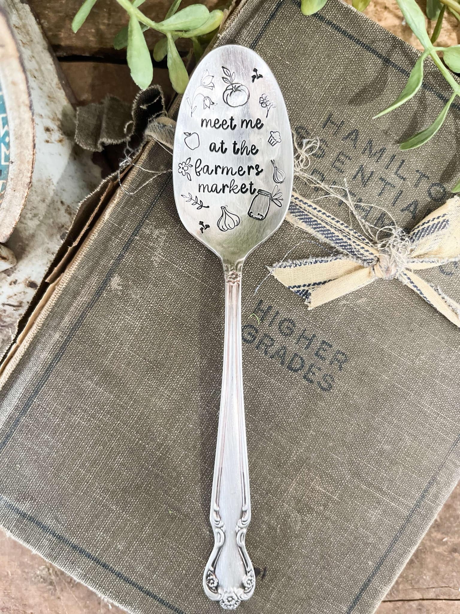 Meet Me At The Farmers Market Vintage spoon