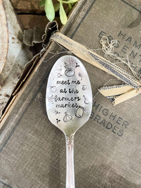 Meet Me At The Farmers Market Vintage spoon