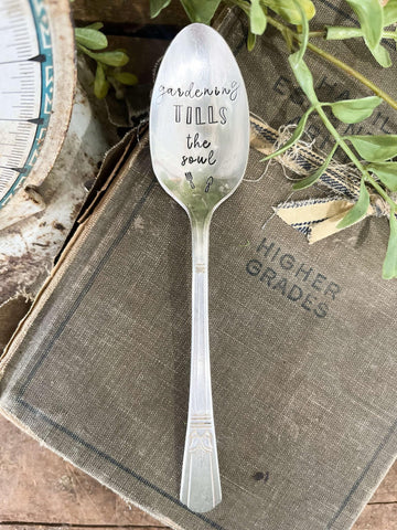 Gardening Tills The Soul Vintage spoon