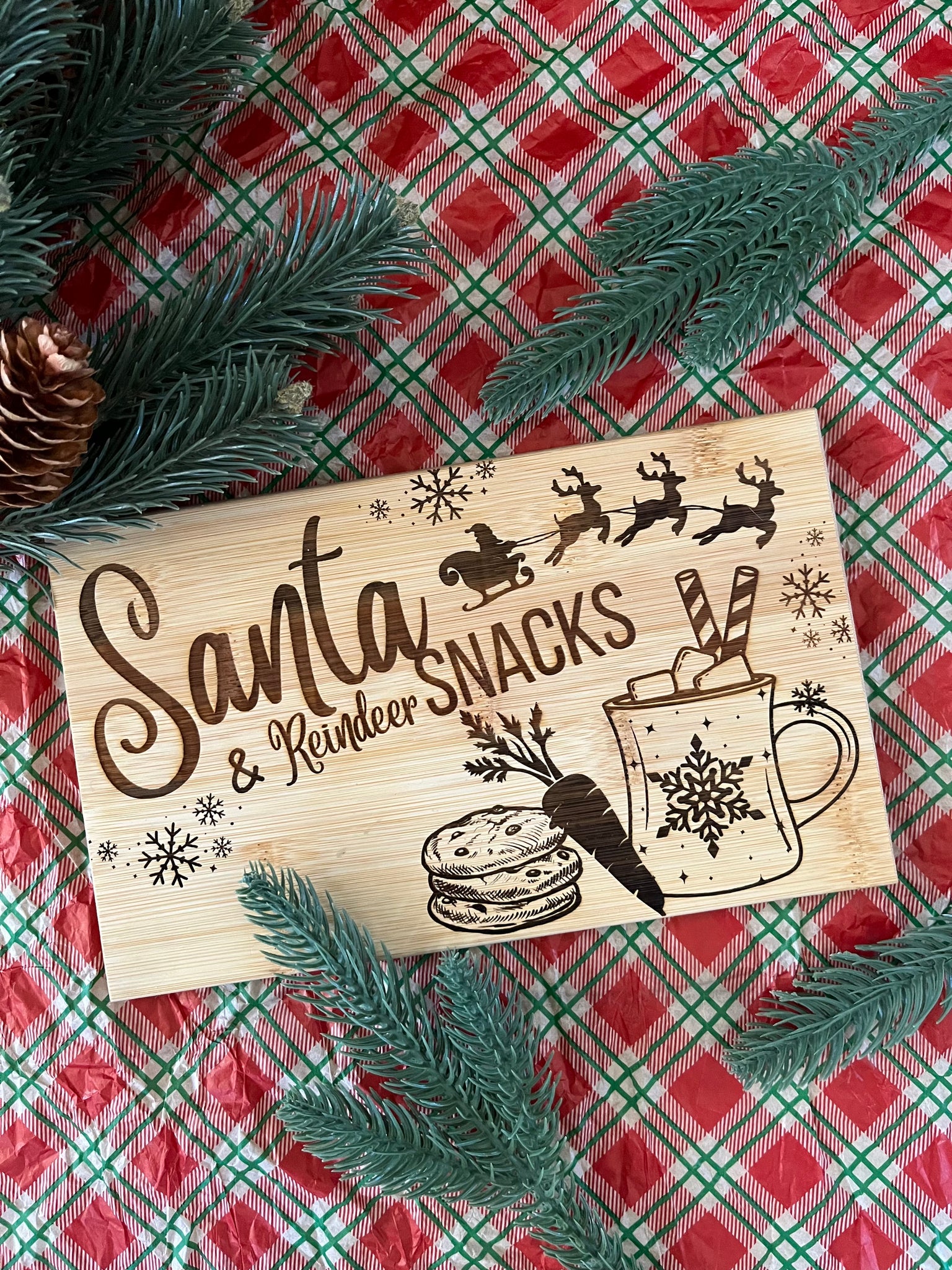 Santa Snacks Board