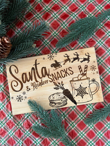Santa Snacks Board