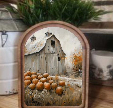 Arch Harvest Barn Sign