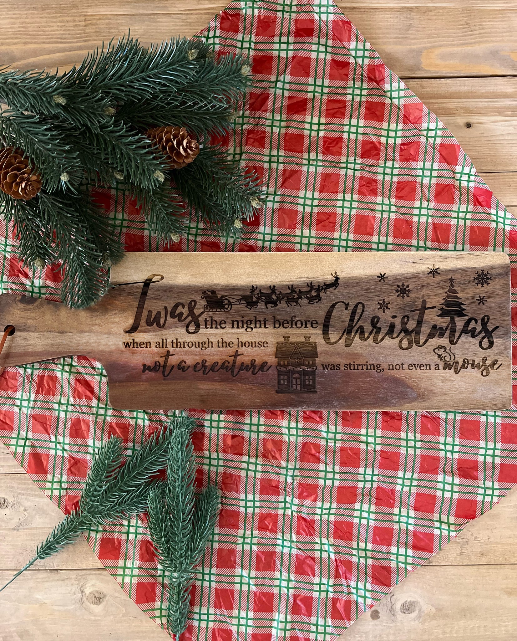 Twas the Night Before Christmas Charcuterie Board