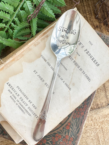 Strong As A Mother Vintage Spoon