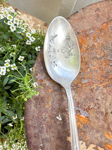 Initials Garland Vintage Spoon