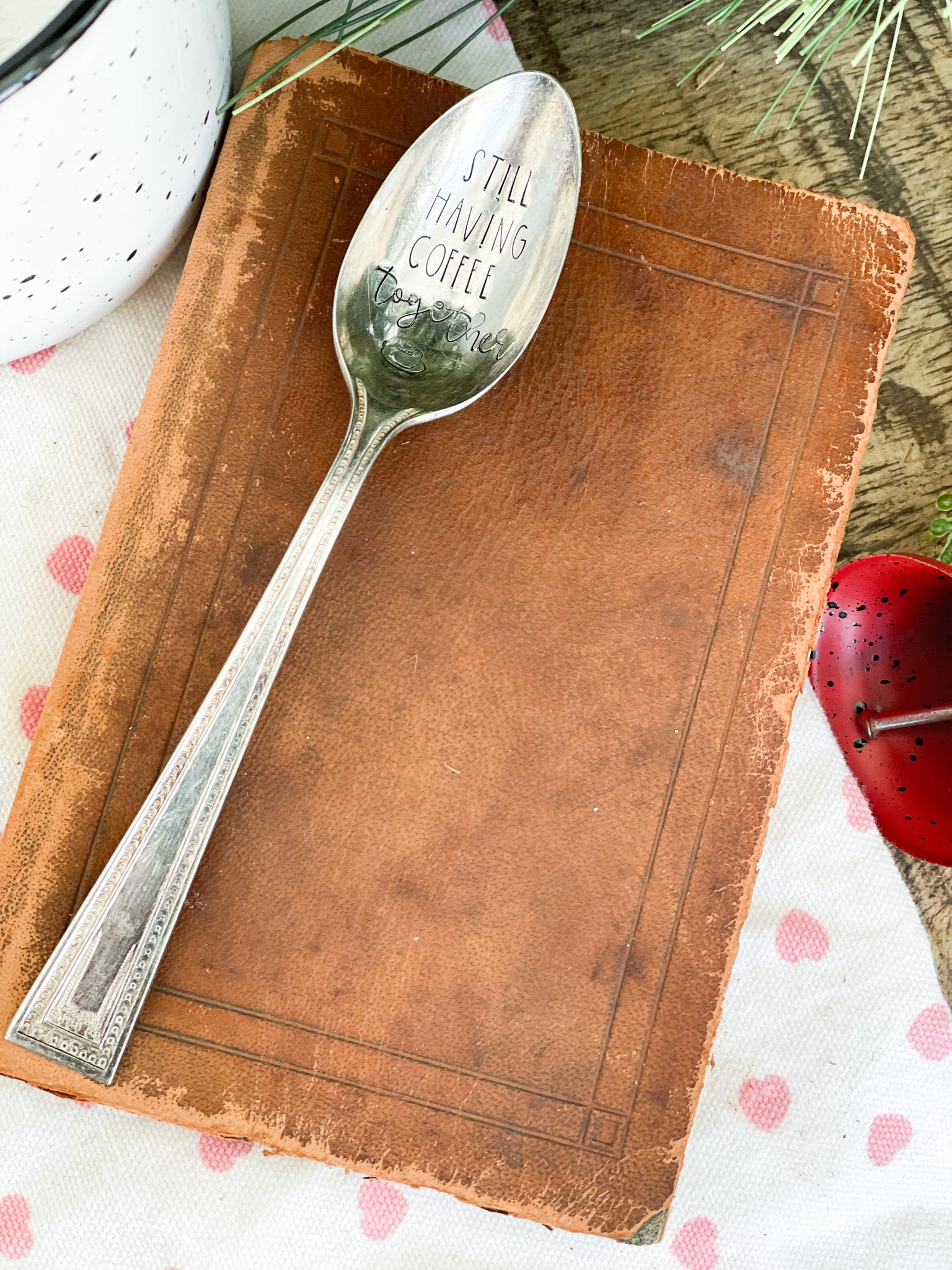 Still Having Coffee Together Vintage Spoon