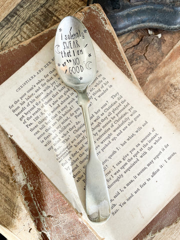 I Solemnly Swear That I Am Up To No Good Vintage Spoon