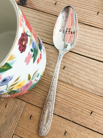 Coffee With A Pineapple Vintage Spoon