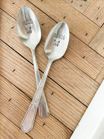 Cat Vintage Spoon