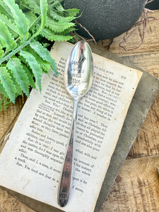 Some Bunny Needs Coffee Vintage Spoon