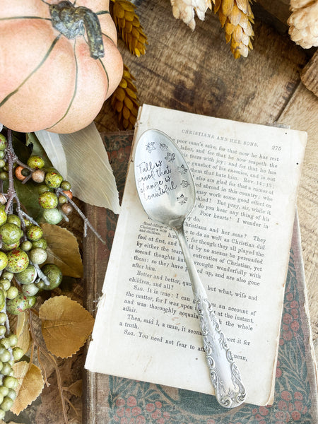 Fall Is Proof That Change Is Beautiful Vintage Spoon