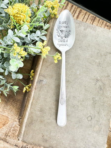 In Every Woman There’s A Queen Vintage Spoon