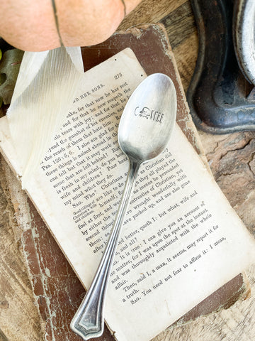 Coffee With A Skull Vintage Spoon