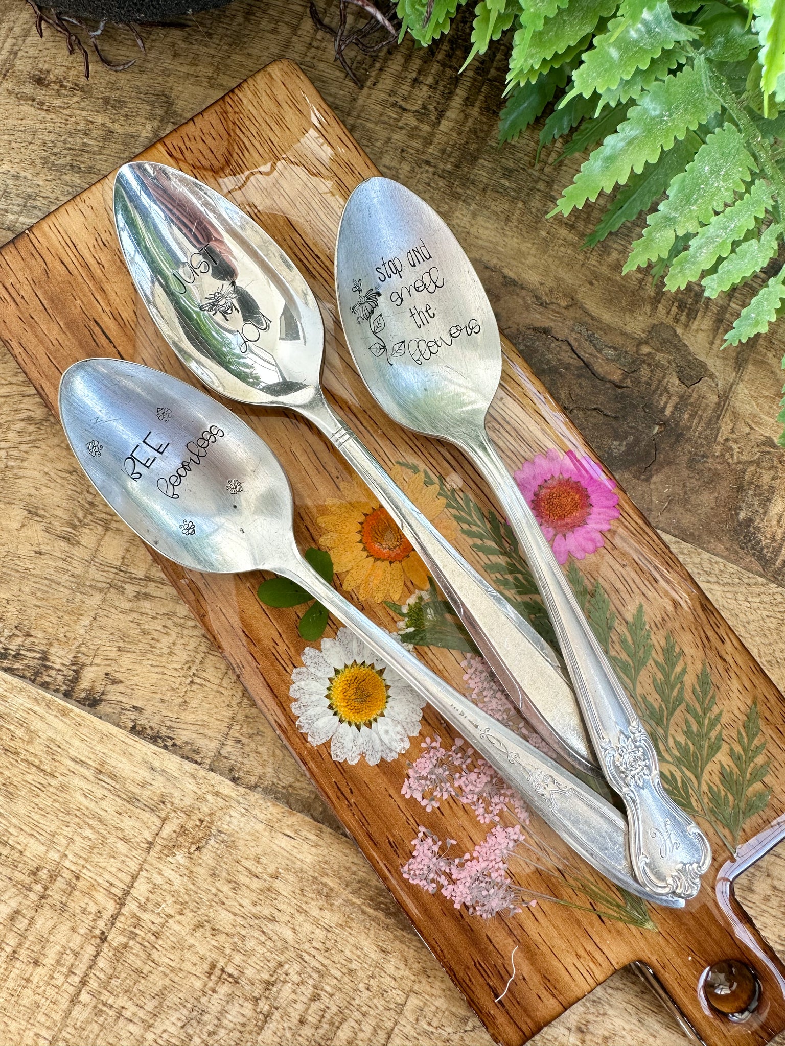 The Bee Set Vintage Spoon