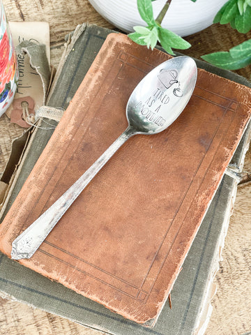 Tired As A Mother Vintage Spoon