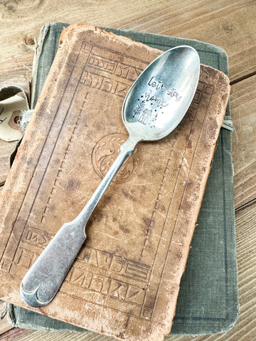 Let’s Stay Home Vintage Spoon