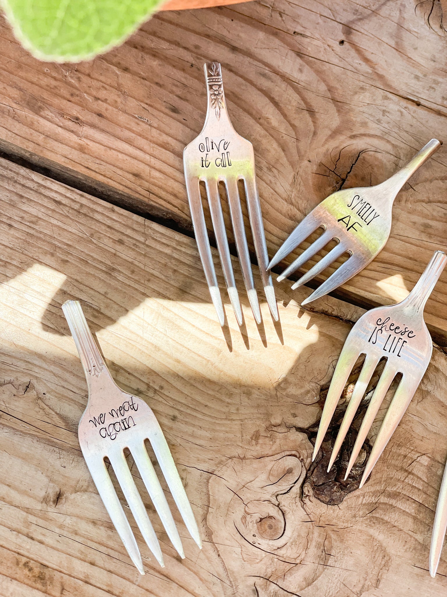 Vintage Charcuterie Fork Set