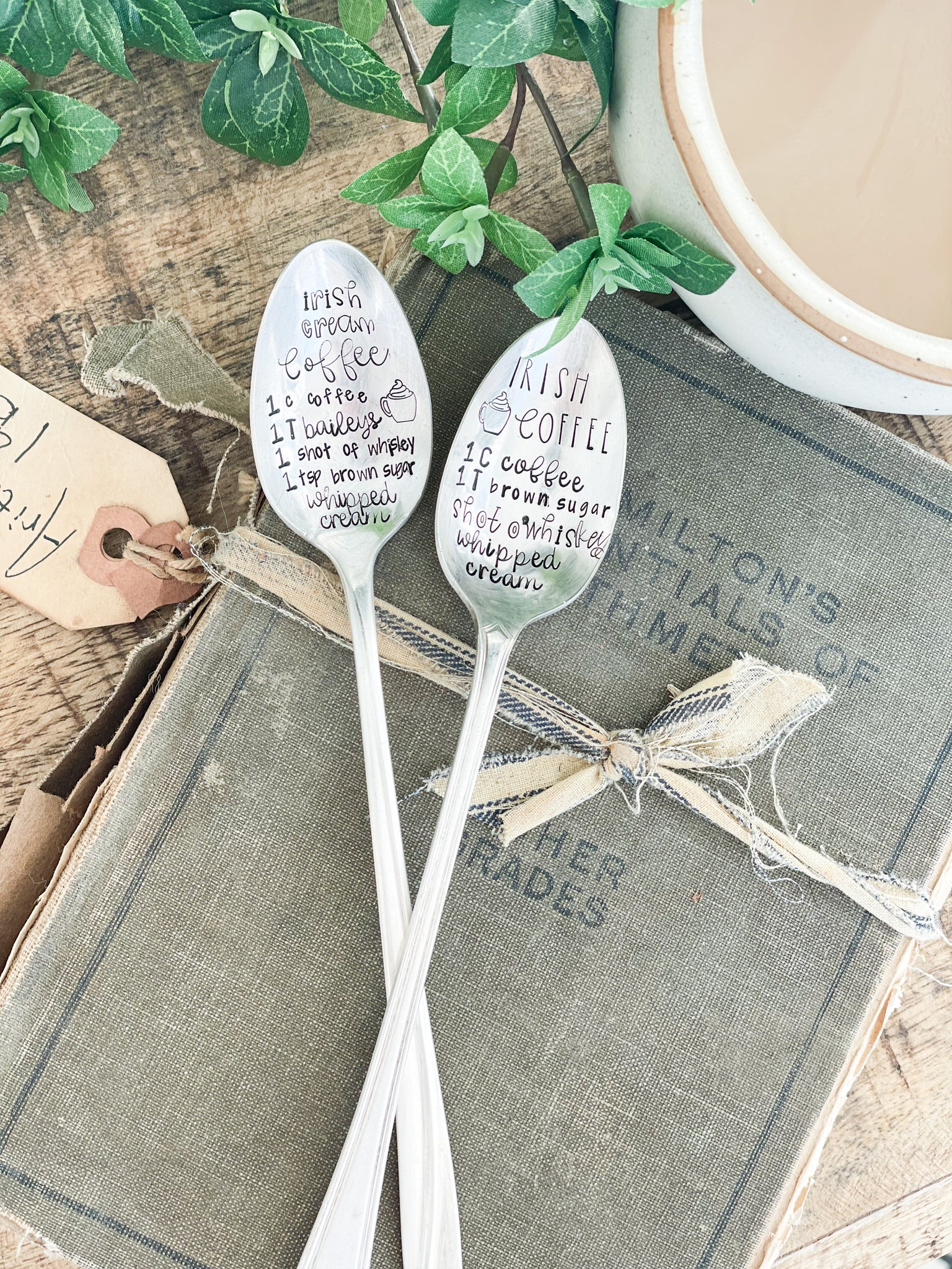 Irish Coffee Recipe Vintage Spoon