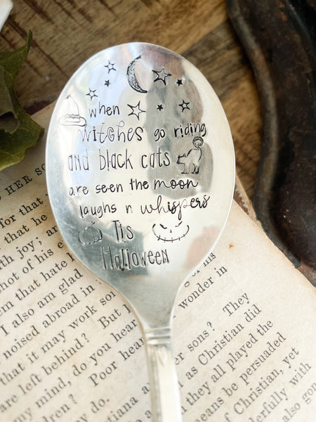 Tis Halloween Vintage Spoon