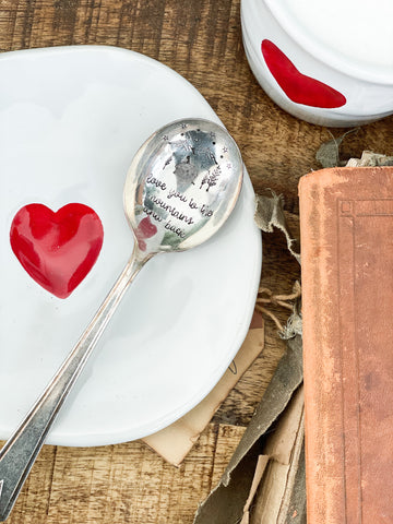 Love You To The Mountains And Back Vintage Spoon