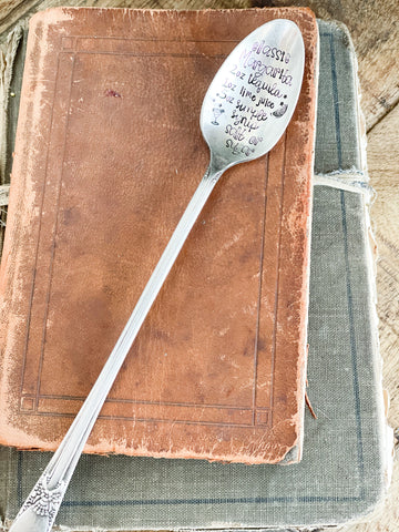 Margarita Recipe Vintage Spoon